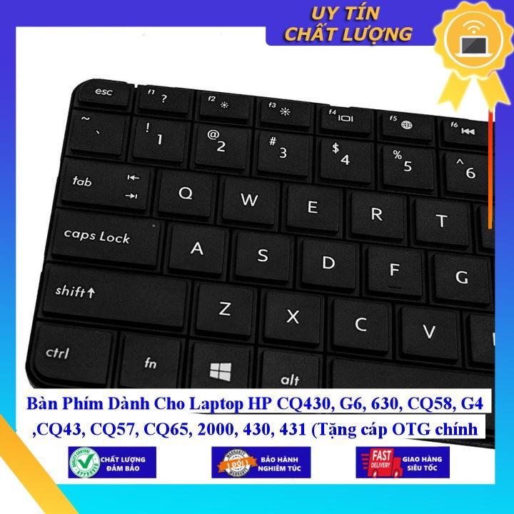 Bàn Phím dùng cho Laptop HP CQ430 G6 630 CQ58 G4 CQ43 CQ57 CQ65 2000 430 431 - Hàng Nhập Khẩu New Seal