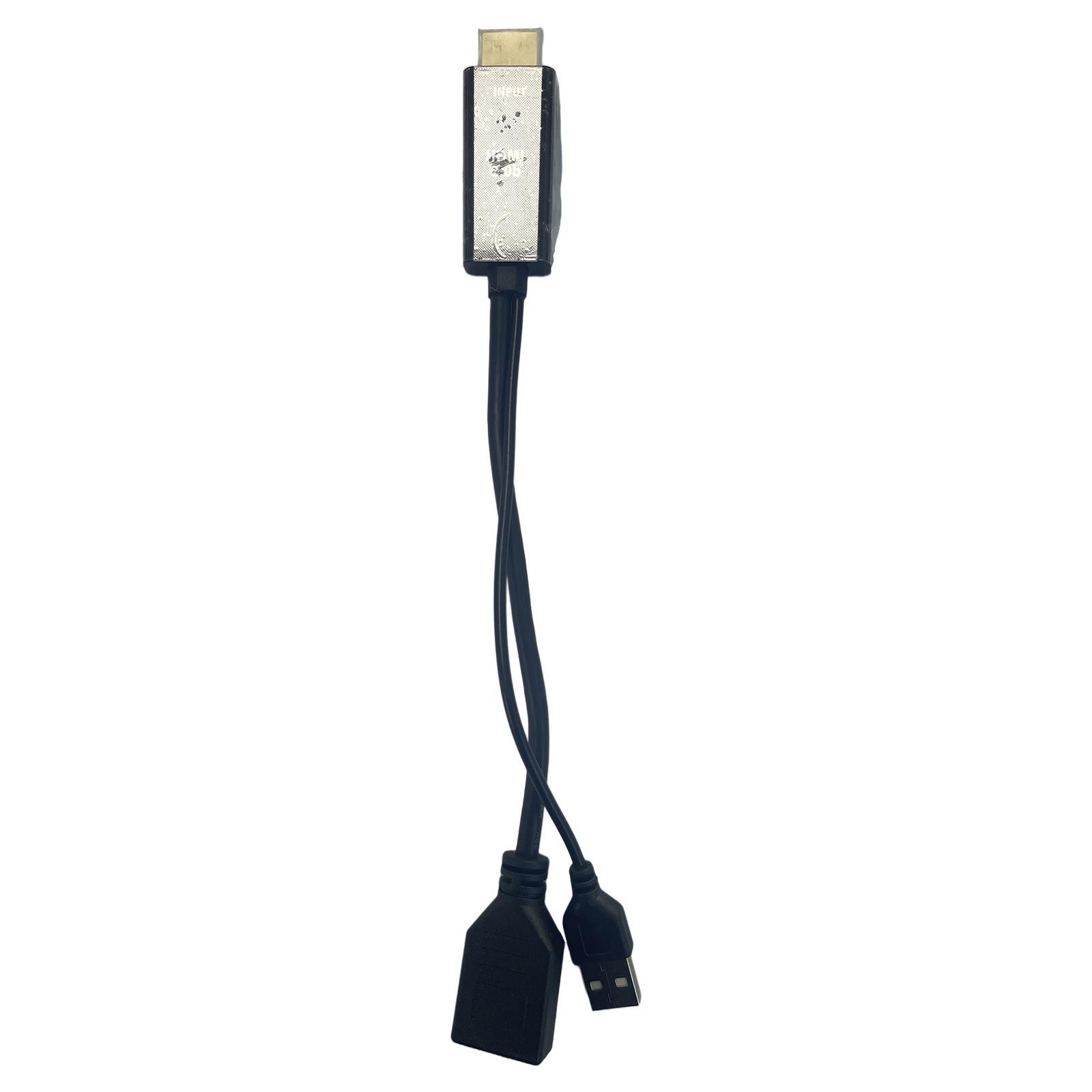 HDMI to DisplayPort Adapter Converter Cable Connector 1080P 4K with USB