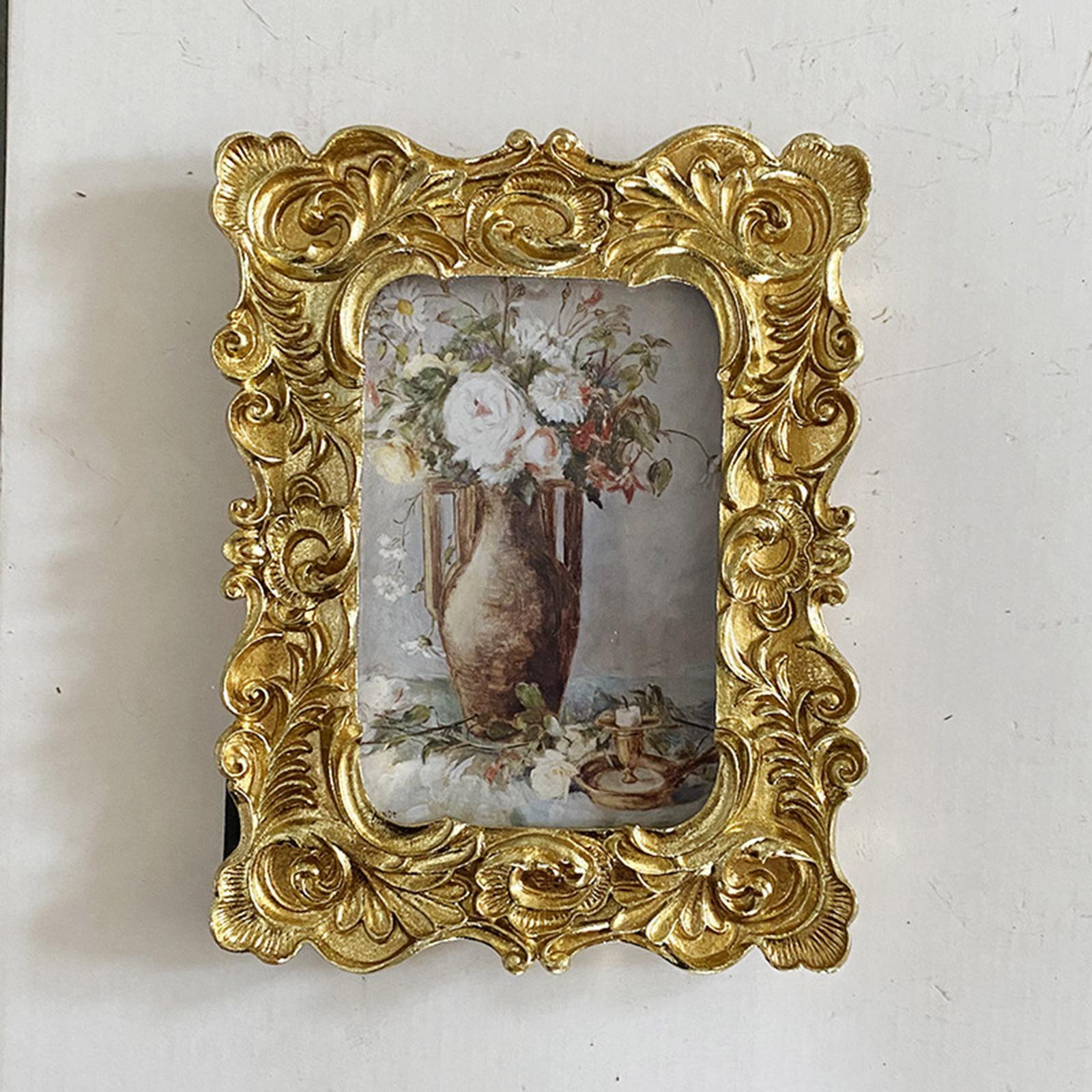 Vintage Style Photo Frame Picture Holder Home Decor Pictures Display Ornate