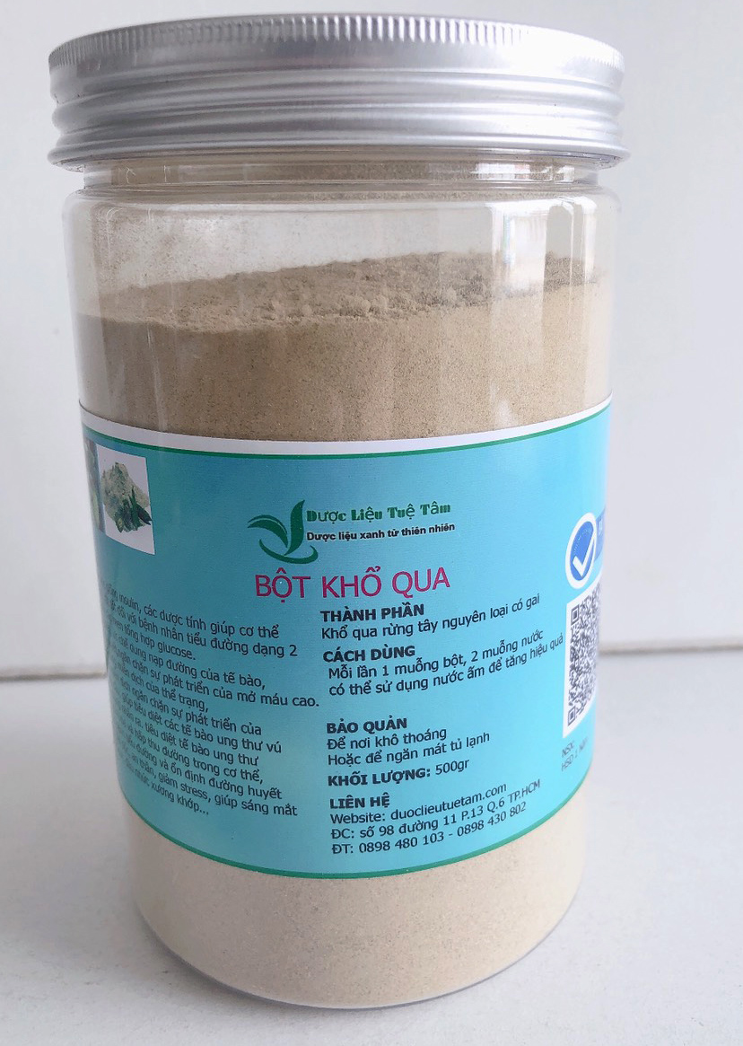 Bột khổ qua - Bột mướp đắng rừng - Hủ 500gr