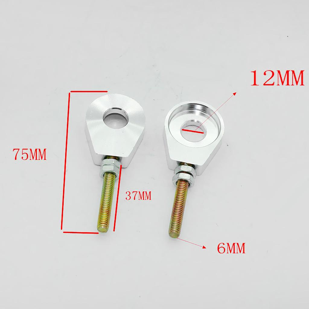 12 Mm Dây Chuyền Điều Chỉnh Siết Bu Lông Cho Hố Bụi Bẩn Xe Đạp CRF50 Thumpstar ATV Bạc