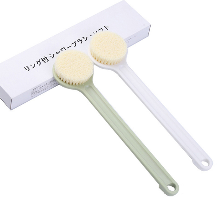 Cây bàn chải cọ lưng, massage, nhập khẩu Nhật Bản loại xịn - tặng lọ tinh dầu ong vàng giúp thư giãn như trong hình