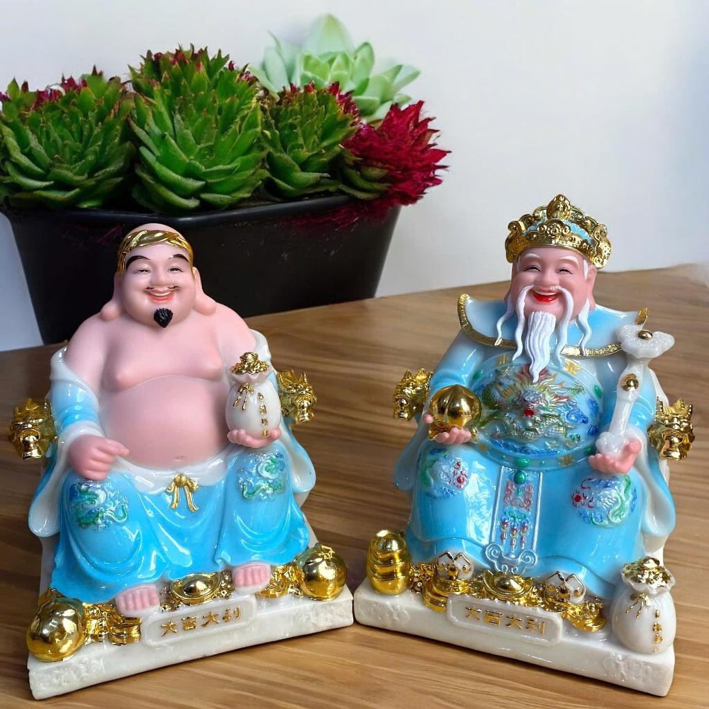 Set ban thờ thần tài tài lộc xanh ngọc RỒNG VIỆT, Bộ thần tài đầy đủ cho gia chủ mệnh mộc, thuỷ