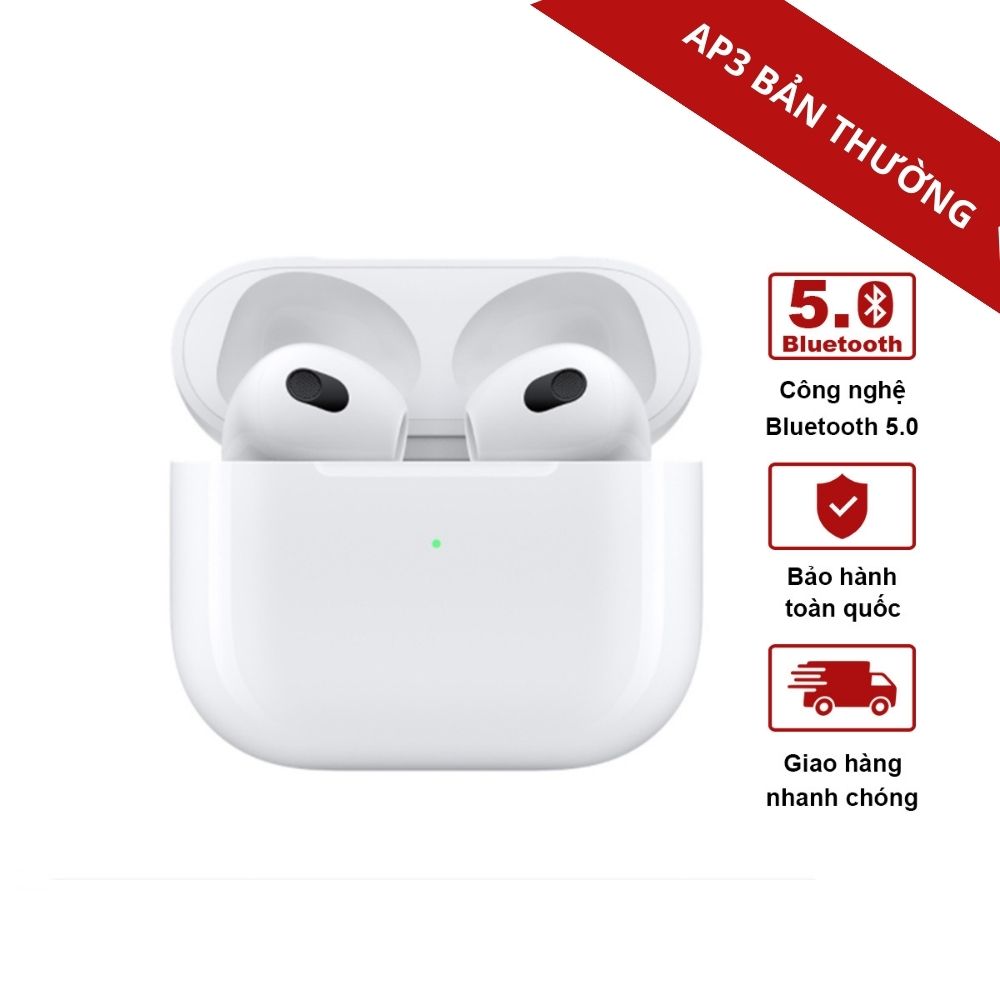 Tai nghe bluetooth không dây Beartek AP3W âm thanh chất lượng cao – Dung lượng pin 400mAh - Thời gian sử dụng tới 5h – Hàng nhập khẩu