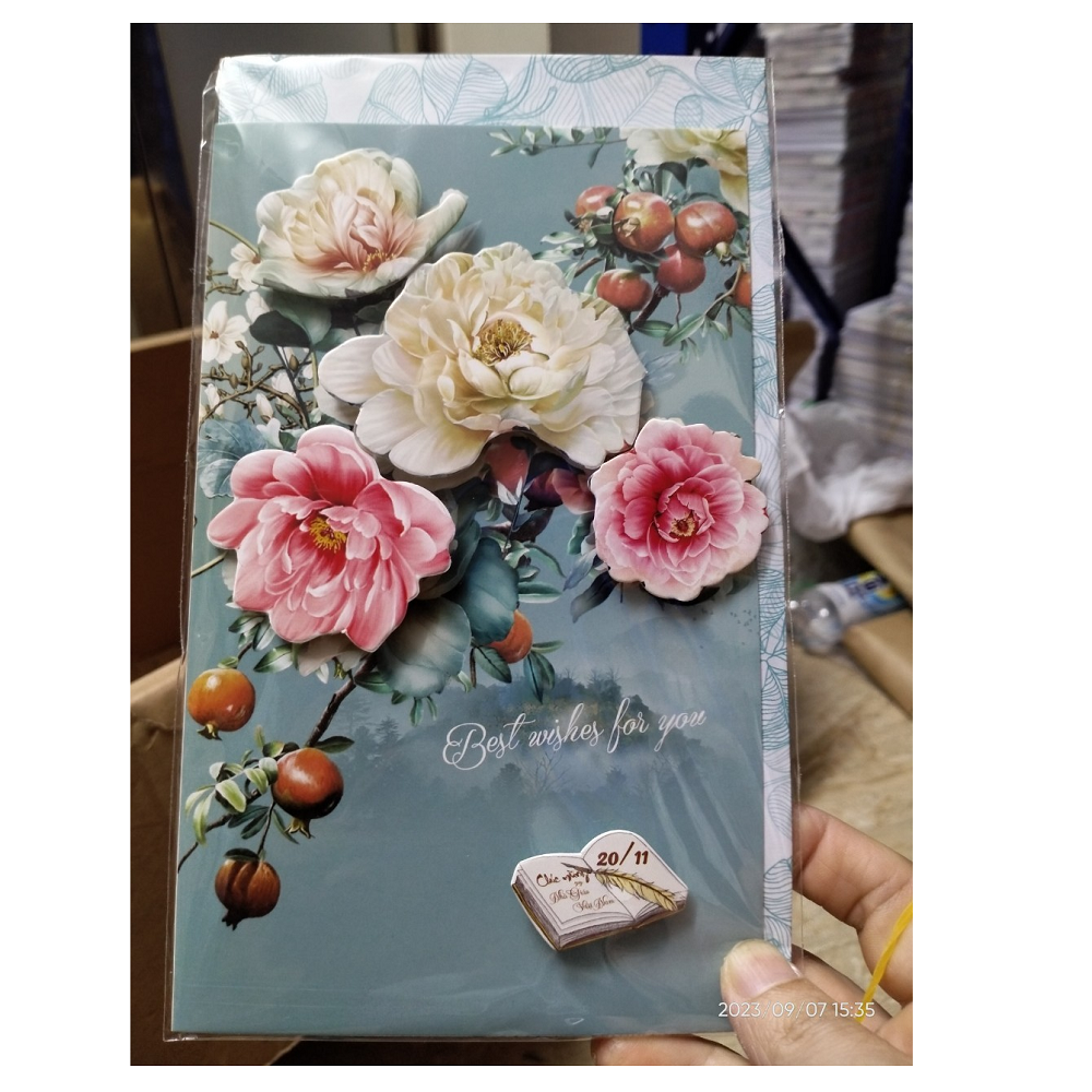 Combo 5 Thiếp 20/11 in nổi 3D loại to