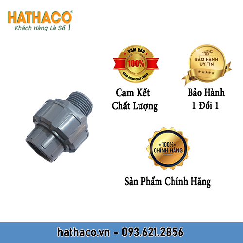 Combo 10 Rắc Co PVC 27 Ren Ngoài 34 HATHACO Chính Hãng Sản Xuất Tại Việt Nam