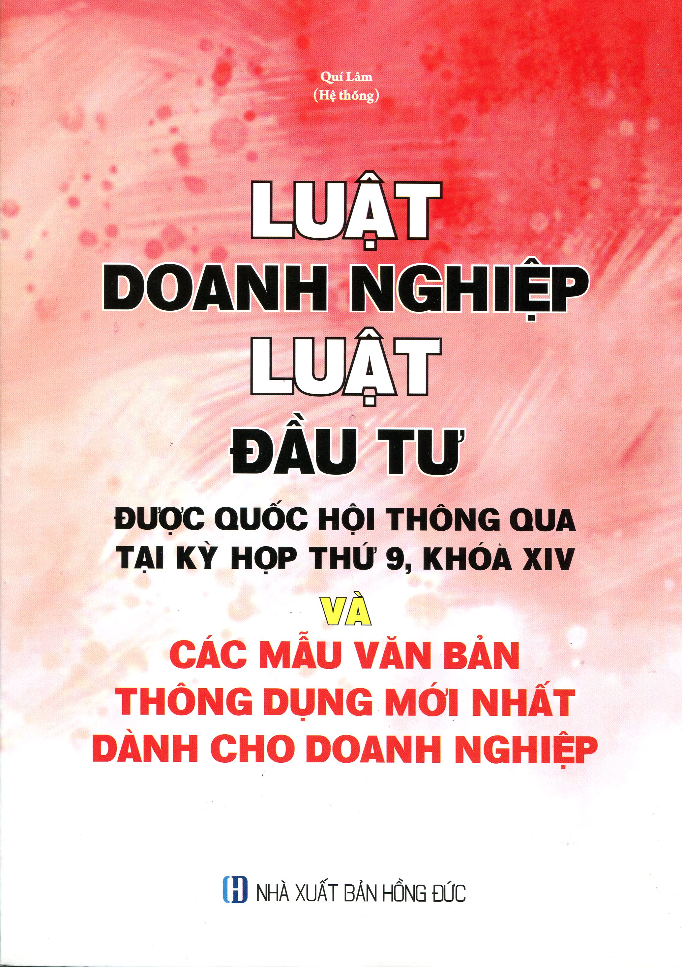 Luật Doanh Nghiệp Sửa Đổi - Luật Đầu Tư Luật Quản Lý Và Sử Dụng Vốn Nhà Nước