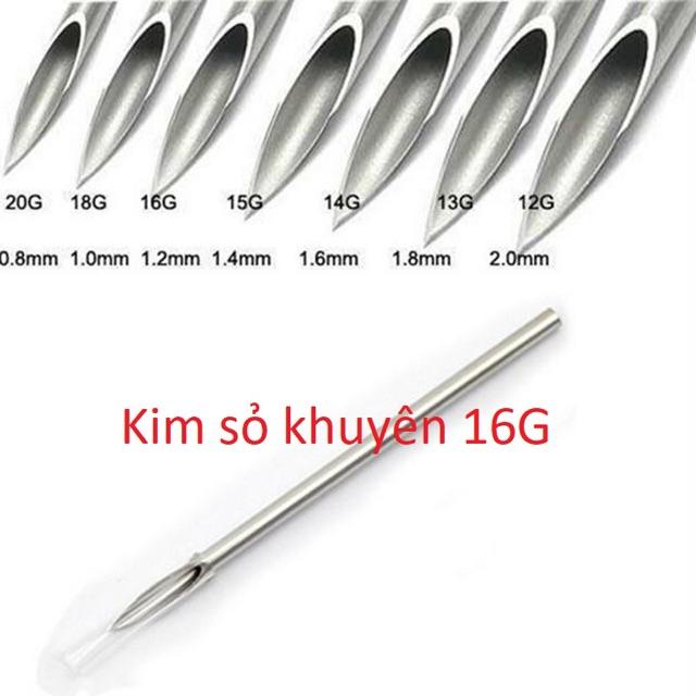 Kim sỏ khuyên 16G/10c ( hàng có sẵn)