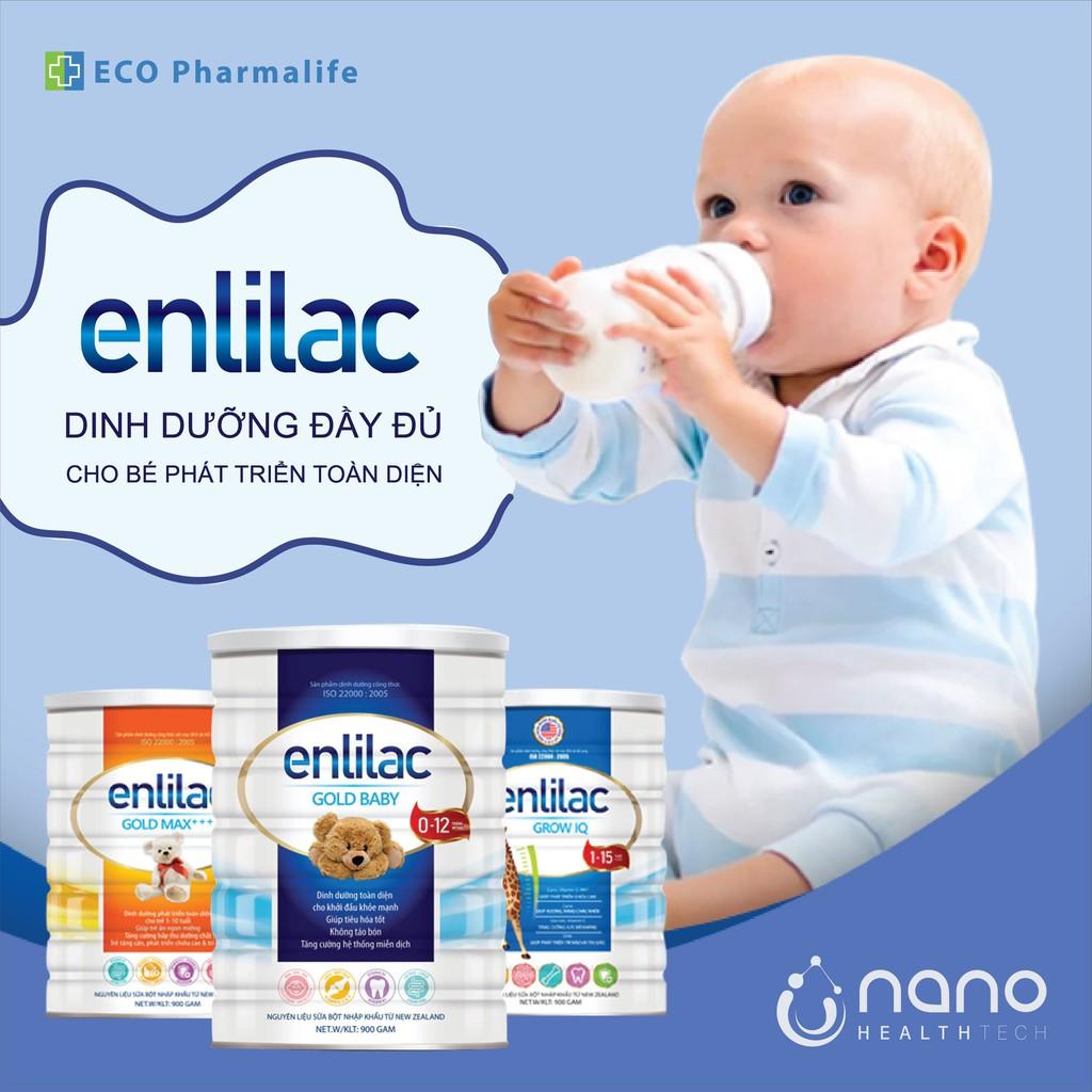 Sữa bột Enlilac Gold Max+ - Giúp bé ăn ngon miệng, tăng cường hấp thu dưỡng chất, sữa cao năng lượng cho trẻ 1- 10 tuổi