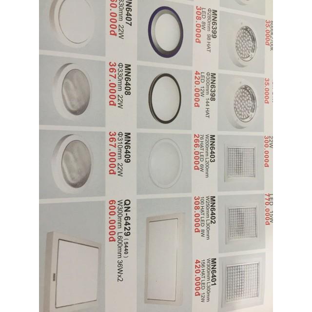 Đèn led hạt ốp trần