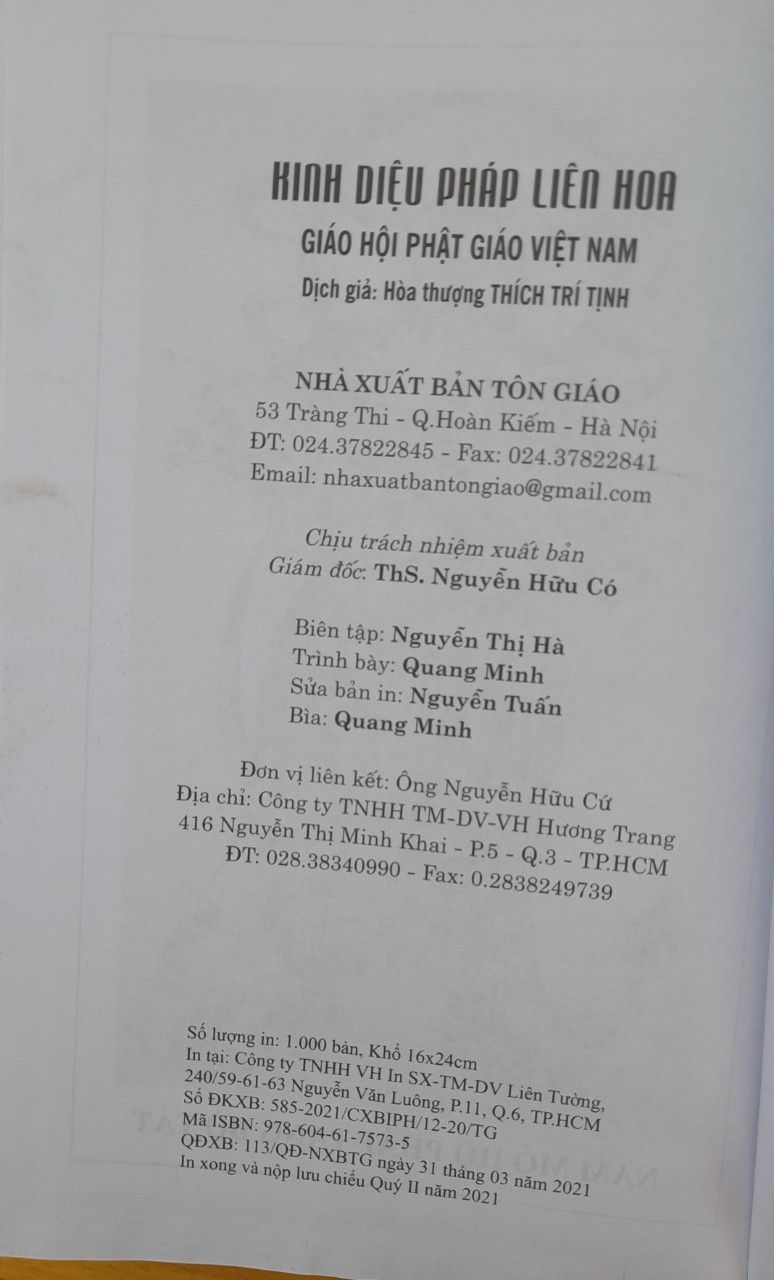 Kinh Pháp Hoa - Hòa thượng Thích Trí Tịnh dịch