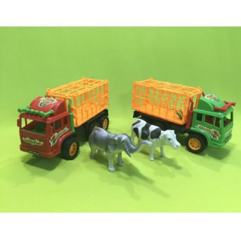 Xe chở thú bánh đà tặng kèm 2 thú