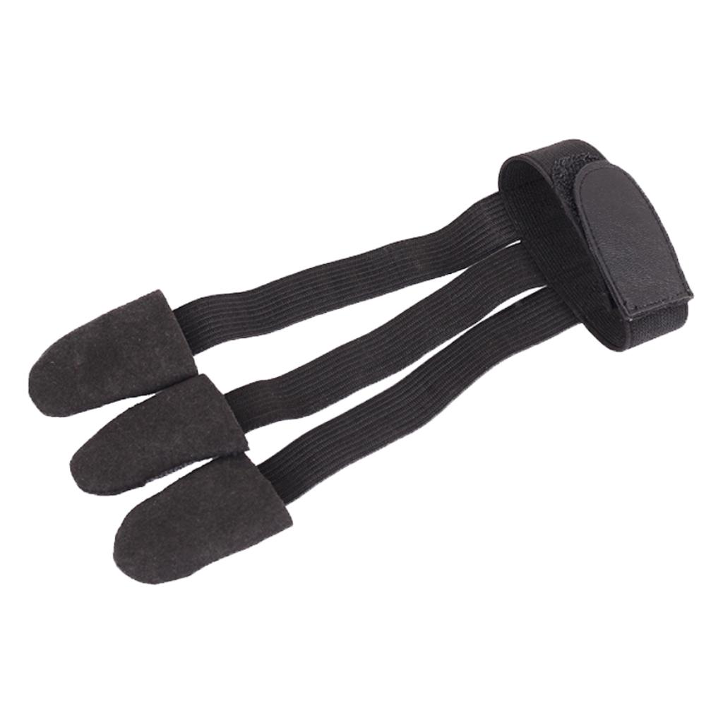 3 Finger Archery Protector Tab Guard Glove for Tradition Bow Hunting