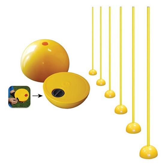 Combo 6 bộ Cọc tập kỹ thuật dẫn bóng, Cọc chiến thuật - kỹ thuật bóng đá