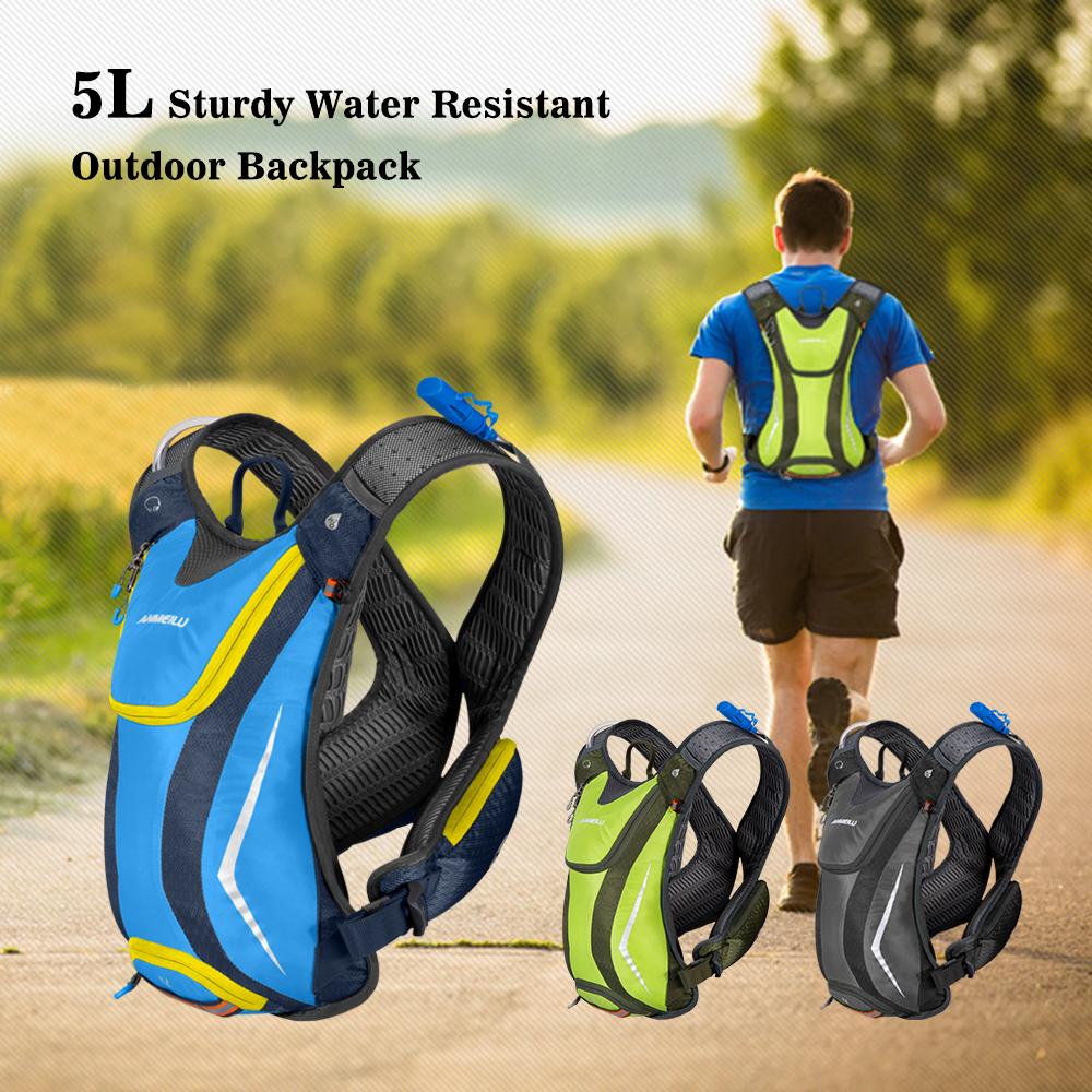 Áo Vest Balo Bền Chống Nước Phù Hợp Cắm Trại Thể Thao Ngoài Trời Leo Núi Anmeilu Dung Tích 5L