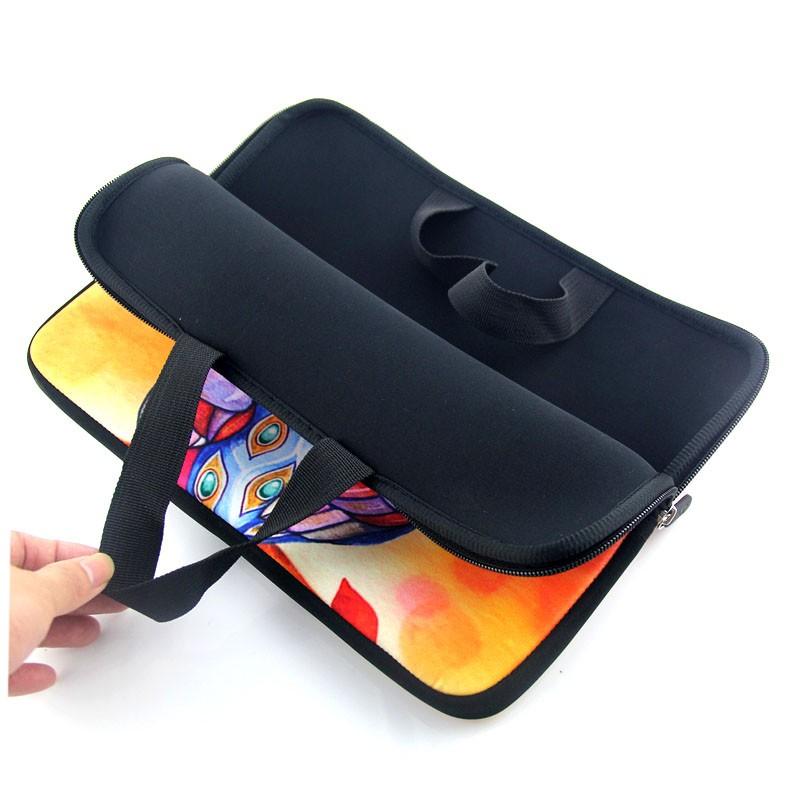 Mới Neoprene Mềm 10 11.6 13 13.3 14 15 15.6 17 17.4 Inch Khỉ Túi Đựng Laptop Ốp Lưng Nắp Máy Tính túi Đựng iPad Macbook # D