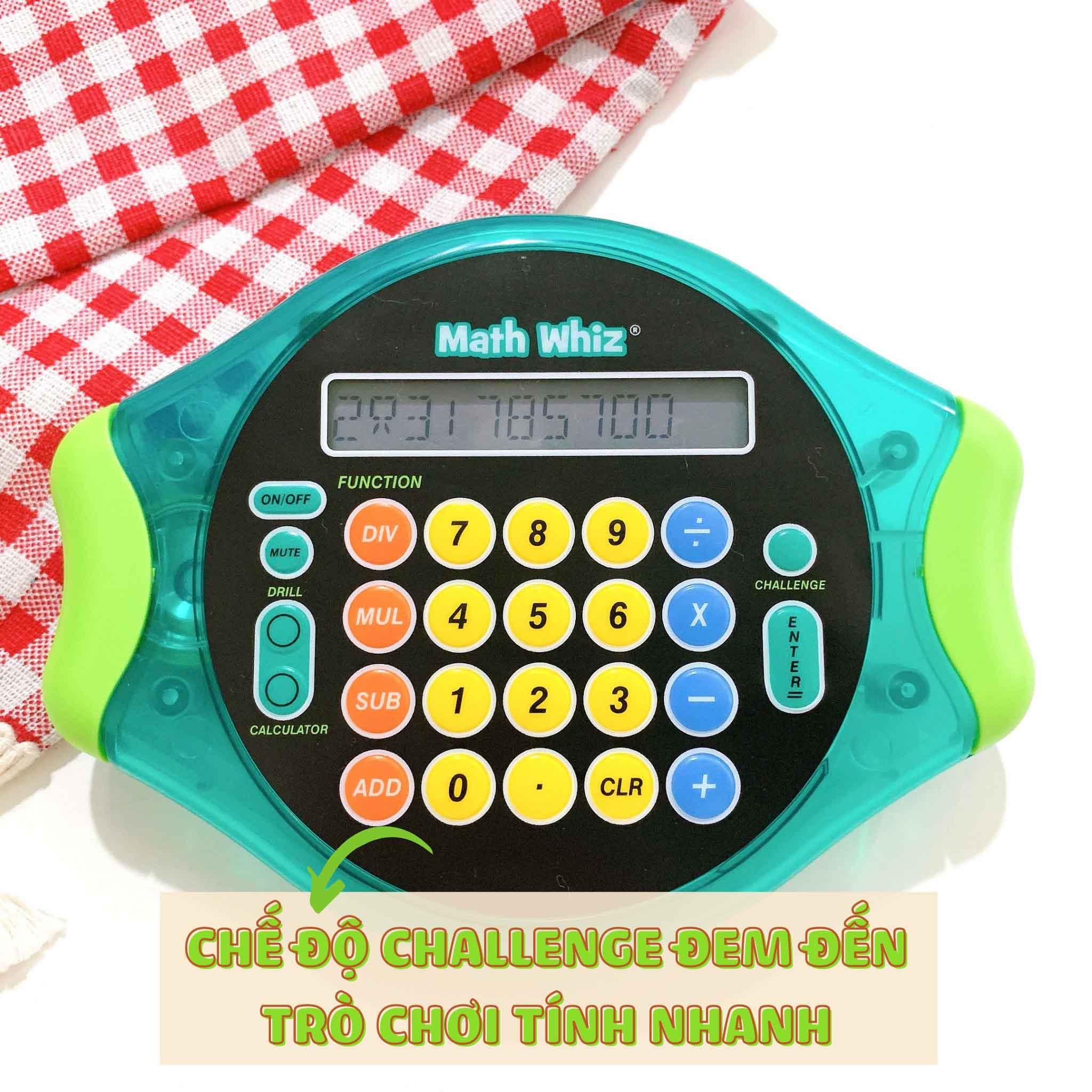 Educational Insights Máy chơi game Toán học - Math Whiz