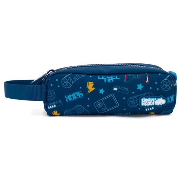 Bóp Viết Vải Classic Game On - Clever Hippo HG0123/BLUE - Màu Xanh Dương