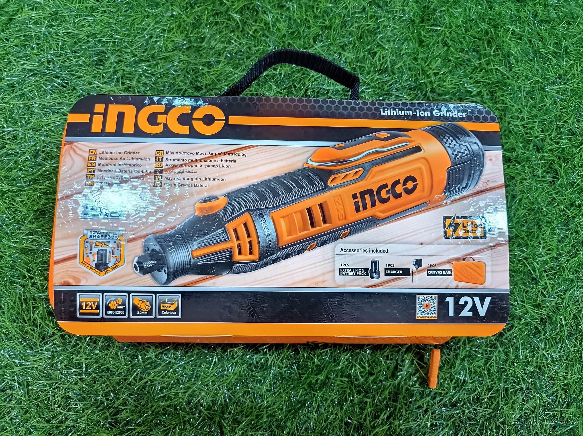 MÁY MÀI KHUÔN DÙNG PIN INGCO CMGLI12011 - HÀNG CHÍNH HÃNG