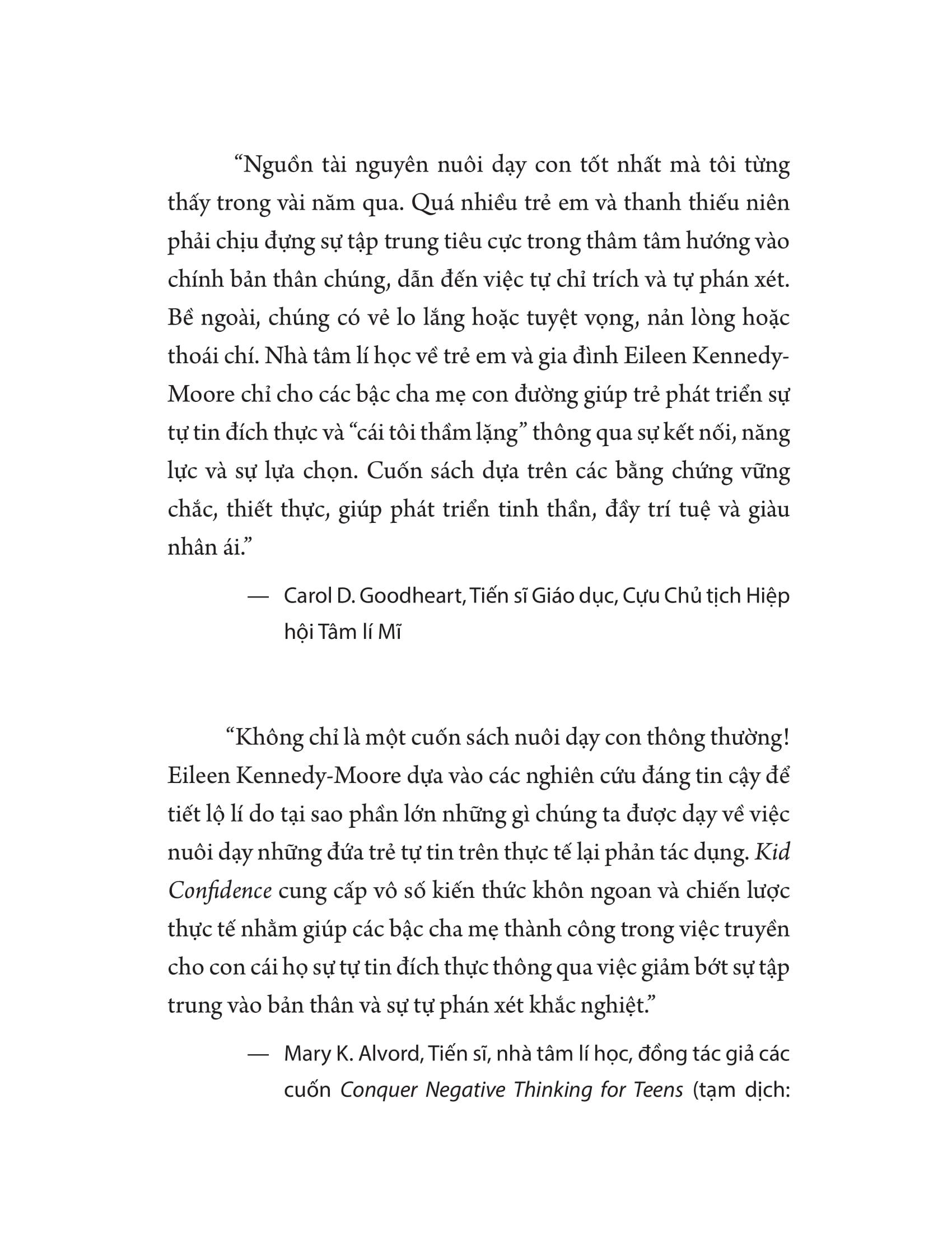 Sách - Kid Confidence - Xây Dựng Sự Tự Tin Cho Trẻ