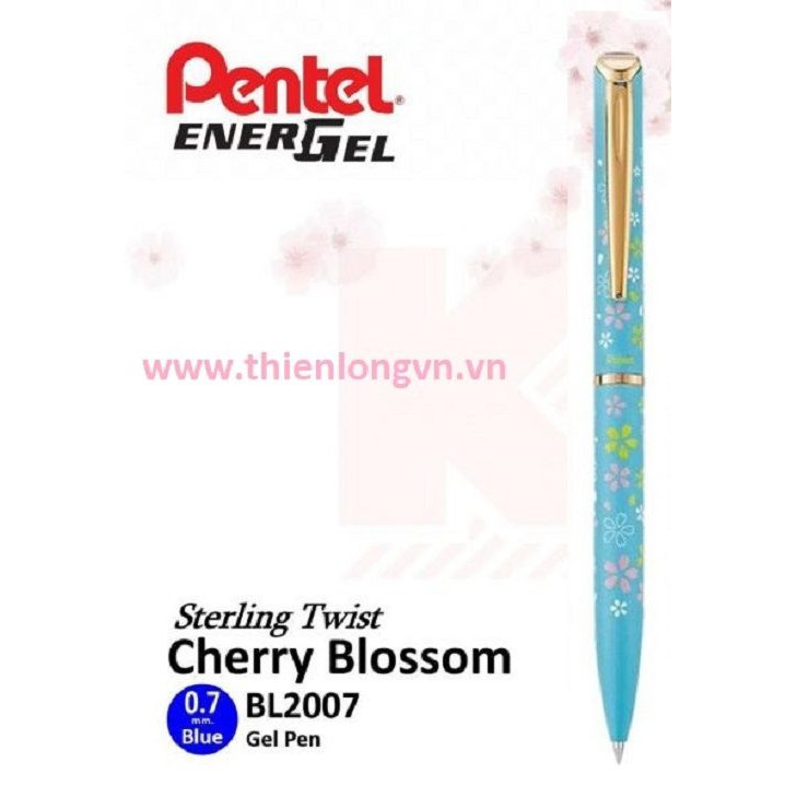 Bút ký cao cấp Pentel Sakura - BL2007SS màu xanh da trời