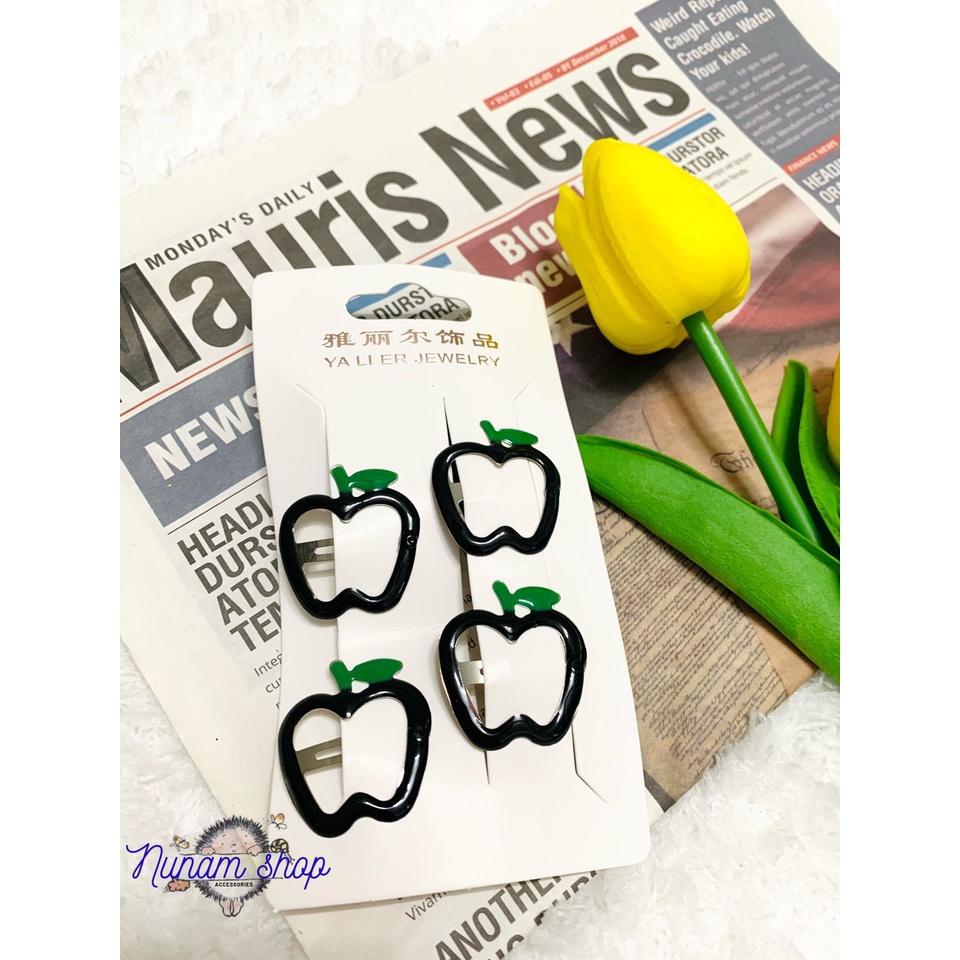 SET4 - KẸP BẤM HÌNH TRÁI CÂY CƯNG XỈU CUTE CHO BÉ YÊU - NUNAM SHOP