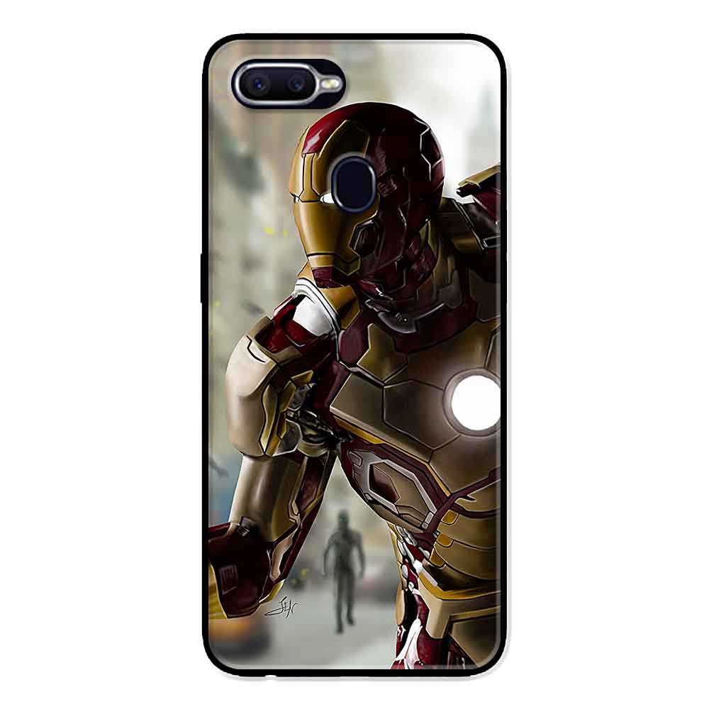 Ốp Lưng in cho Oppo A7 Mẫu Siêu Nhân A  - Hàng Chính Hãng