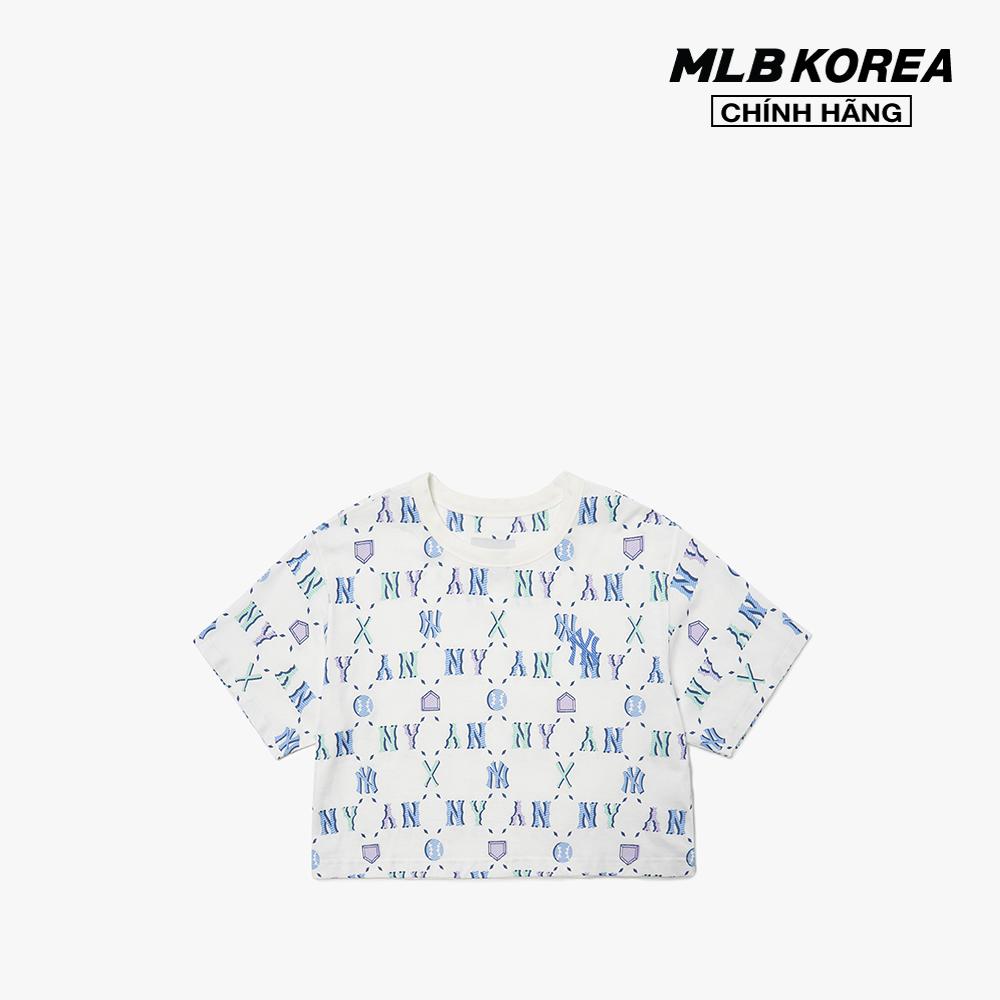 MLB - Áo croptop nữ tay ngắn Summer Monogram 3FTSM6023