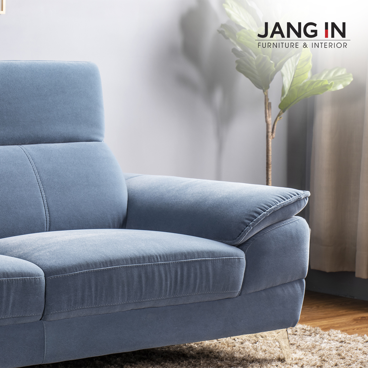 Ghế Sofa Griffin 3 Chỗ Easy Clean Navy Jang In 1701510001-01