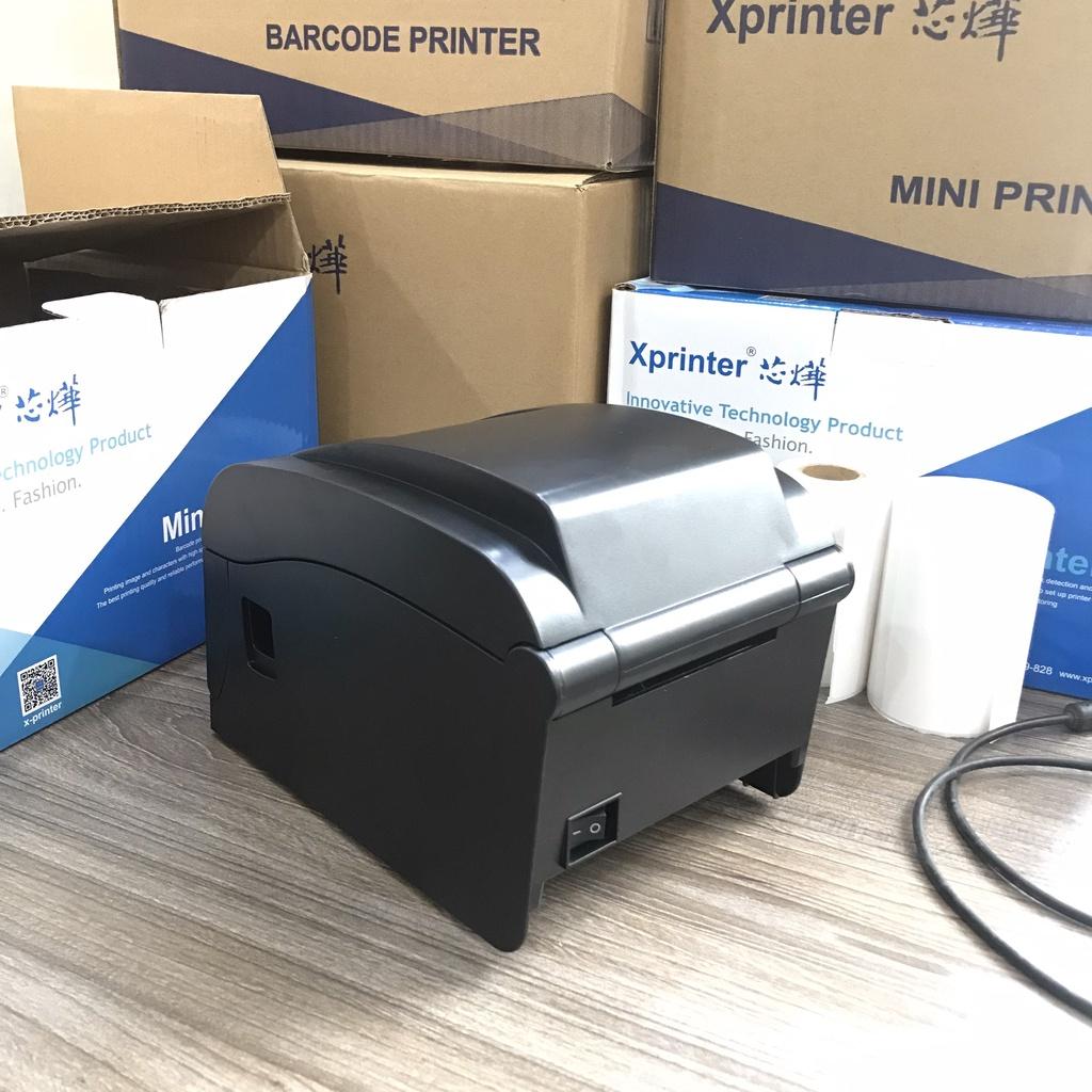 Máy in mã vạch,máy in đơn hàng, máy in nhiệt  Xprinter XP-350B -(cổng USB-Tốc độ in 152mm/s) - Hàng chính hãng