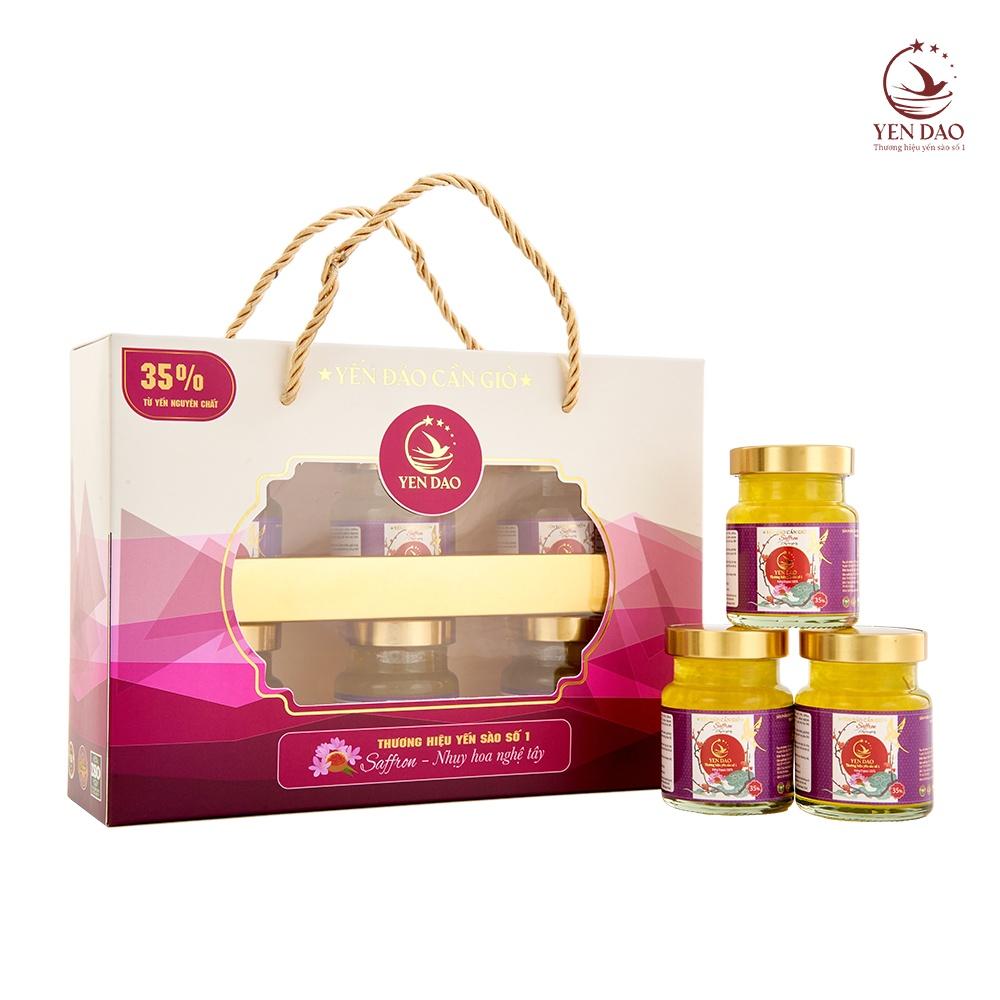 Yến Hũ Saffron Yến Đảo Hỗ Trợ Bồi Bổ Cơ Thể, Tăng Cường Sinh Lực Và Phục Hồi Sức Khỏe 70ml/ Hũ