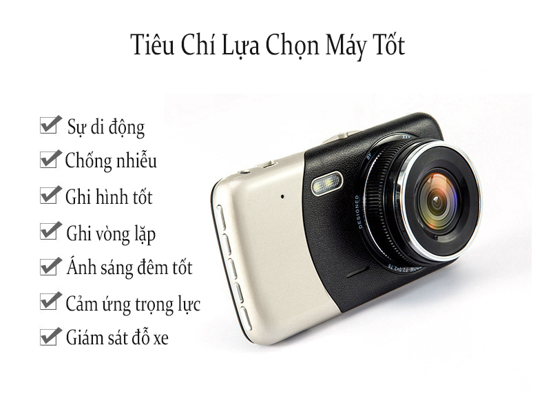 Camera Hành Trình X-003 Kèm Camera Lùi 12 Megapixcel Hàng Cao Cấp FHD 1080P Sắc Nét