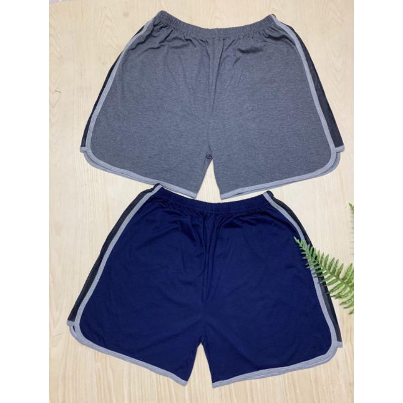 Quần đùi nam phối lưới chất cotton nhẹ nhàng