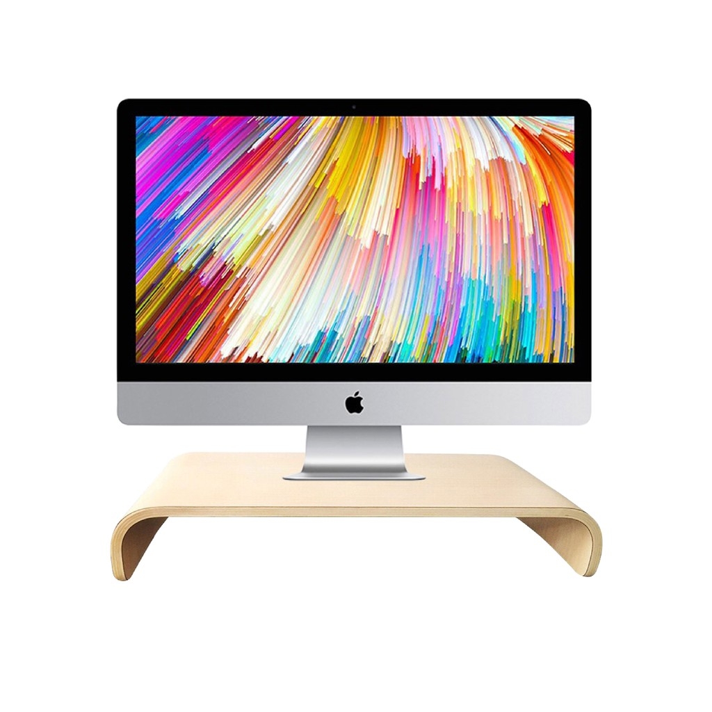 Kệ Màn Hình Máy Tính Monitor Stand Kệ Imac Kệ Gỗ Uốn Cong Độc Đáo Sang Trọng Kiểu Dáng Đa Dạng