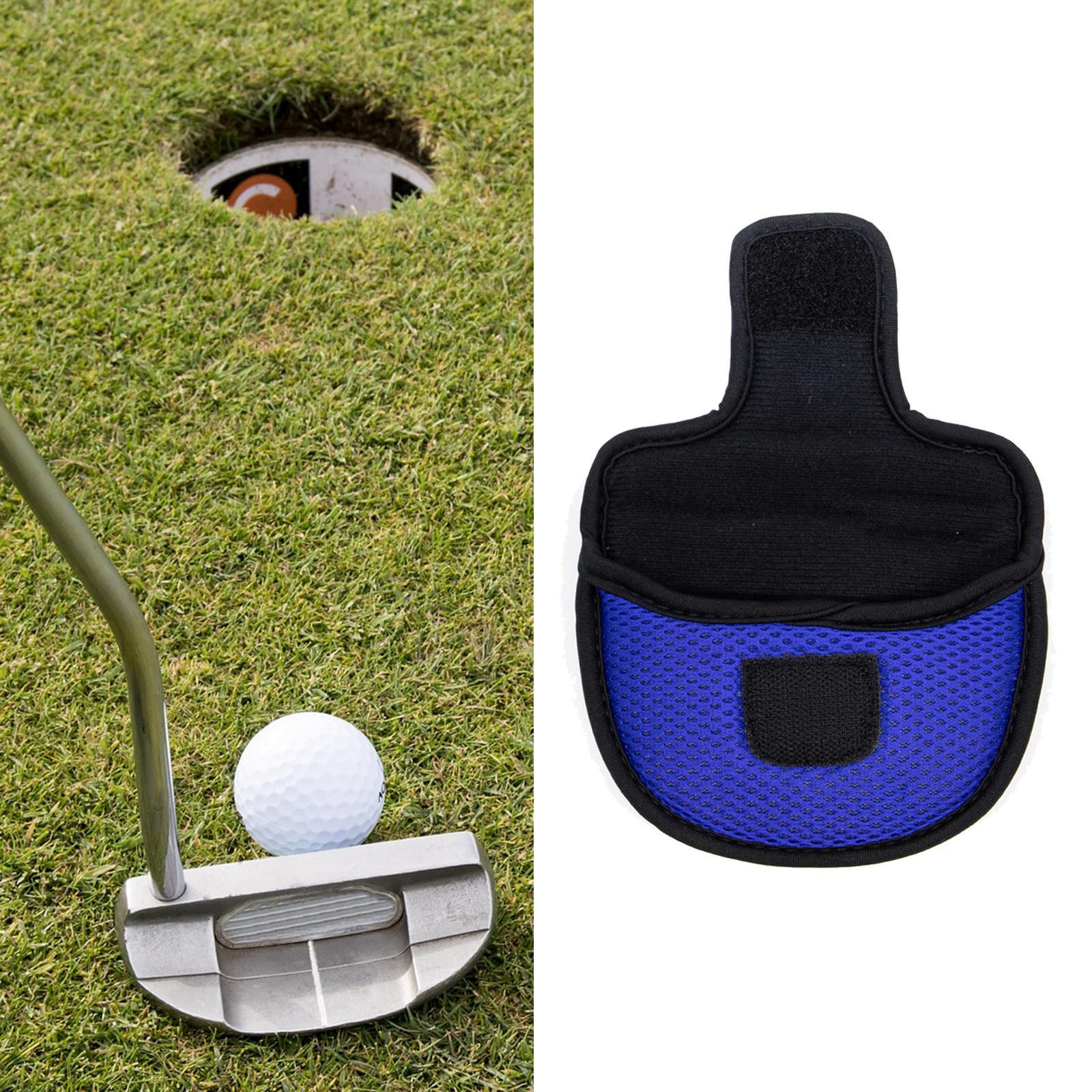 Set of 3 Lightweight Golf Putter Mallet Head Cover Protect Clubs Headcover