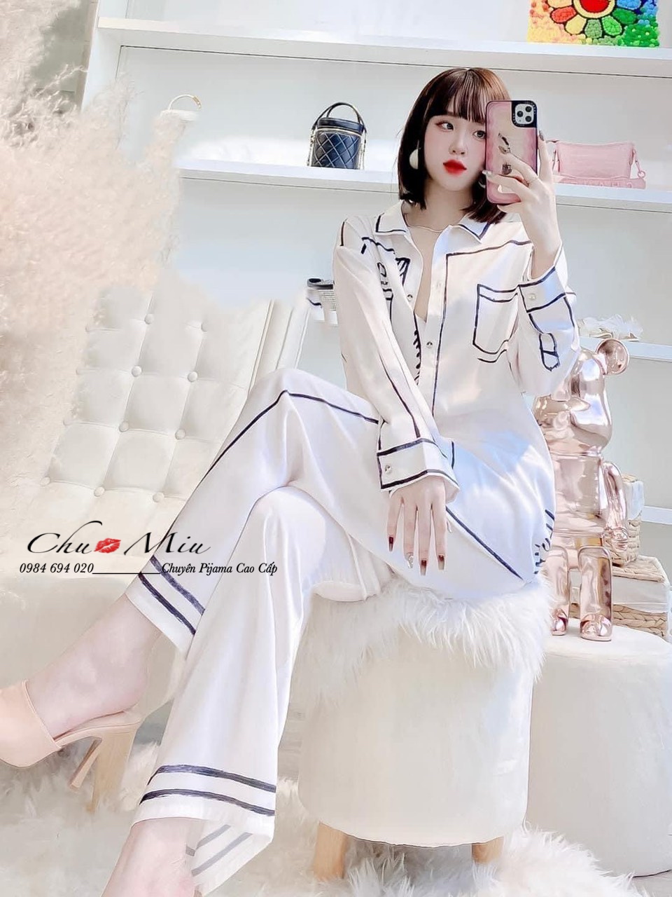 Bộ pijama thiết kế sang chảnh