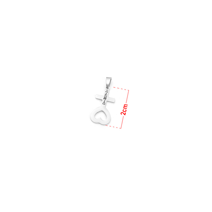 Mặt dây chuyền Thiên Tâm dài 2cm may mắn MMD015-2