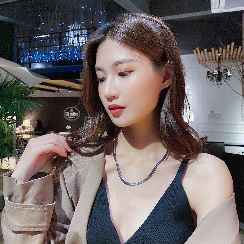 Dây chuyền nam nữ titan cao cấp đẹp sang trọng mì trangsucpt kích cỡ 4mm màu trắng PTDCNA43