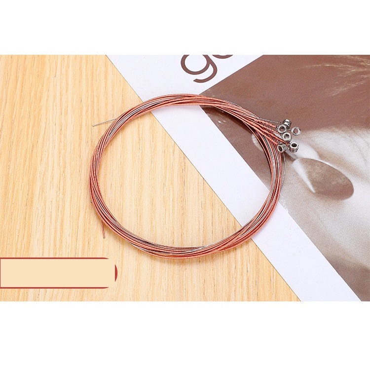 Dây Đàn Guitar Kim Loại Size Chuẩn Cho Đàn Guitar Size 11 Dây Bền Chất Lượng Bộ 6 Dây | Dây đàn guitar acoustic bền tiếng vang