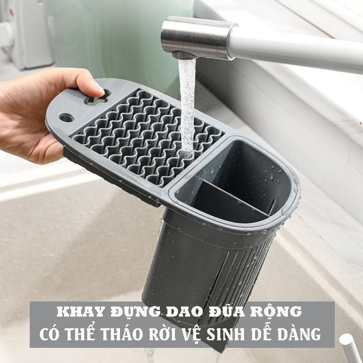 Giá Đựng Dao Đũa nhà bếp diệt khuẩn bằng tia UV giúp diệt 99,9% vi khuẩn - Kệ đựng dao kéo nhà bếp chính hãng