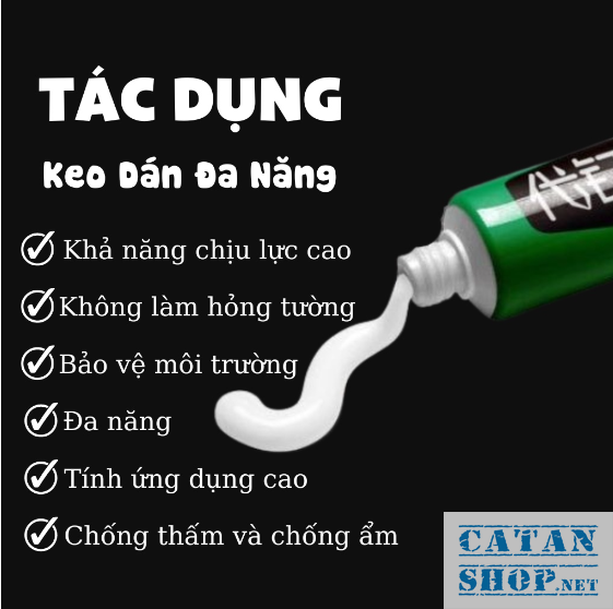 Keo siêu dính 20,60g dán chắc như đóng đinh, keo cơ khí chuyên dùng dán các đồ vật thay thế đinh vít, keo dán đa năng