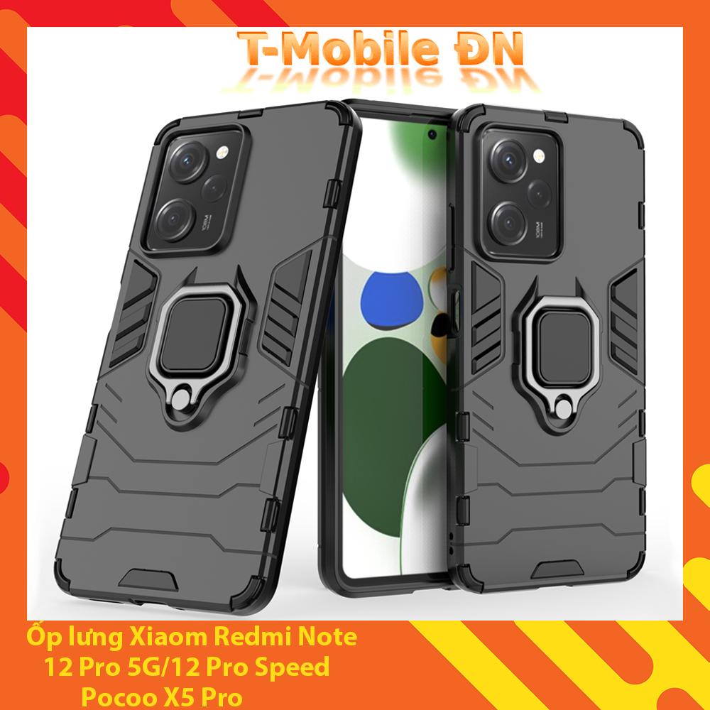 Ốp lưng Xiaomi Redmi Note 12 Pro 5G Speed Poco X5 Pro iRON MAN IRING Nhựa PC cứng viền dẻo chống sốc