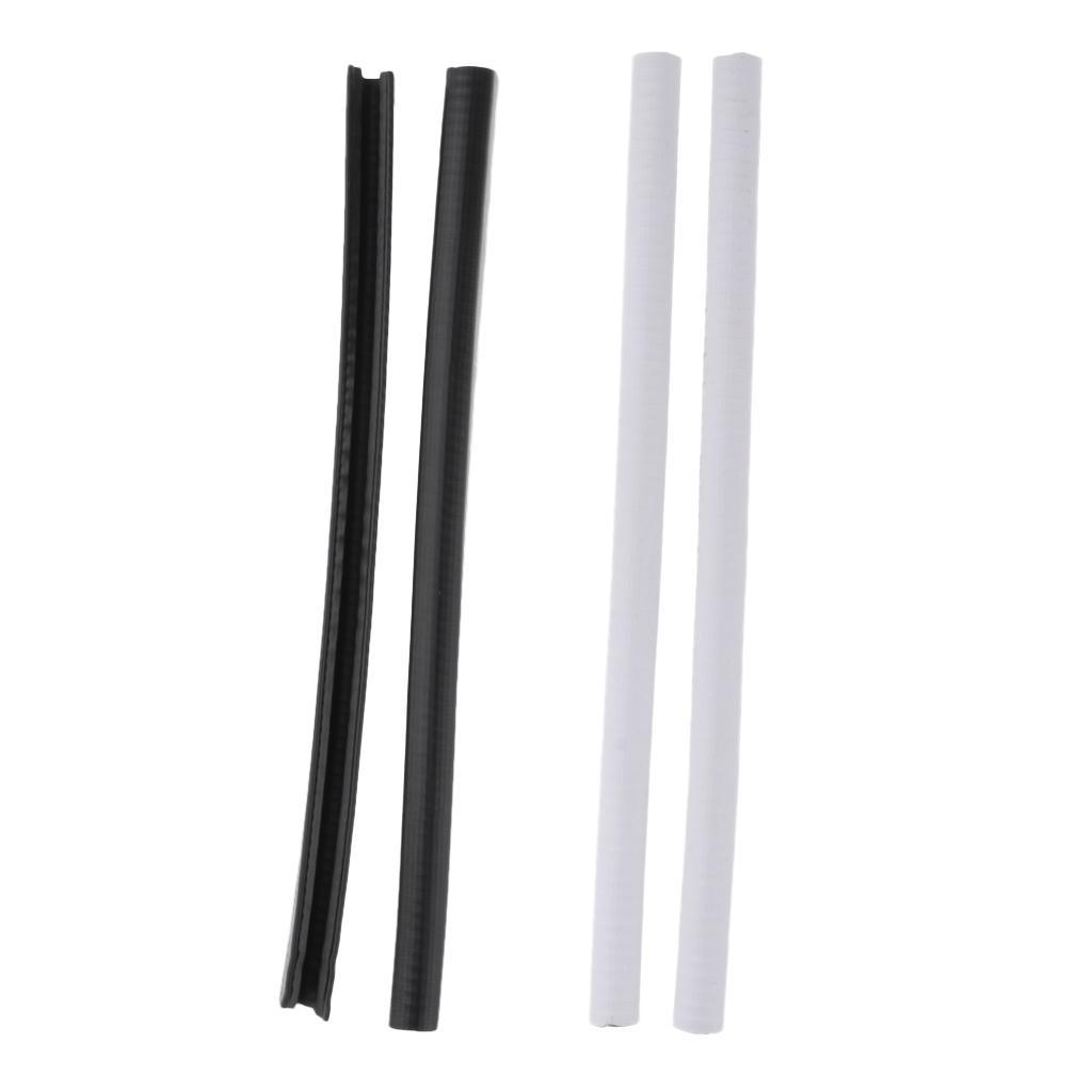 2Pcs Skateboard Longboard Nose Guard Tail Guard Edge Protection Rubber Strip