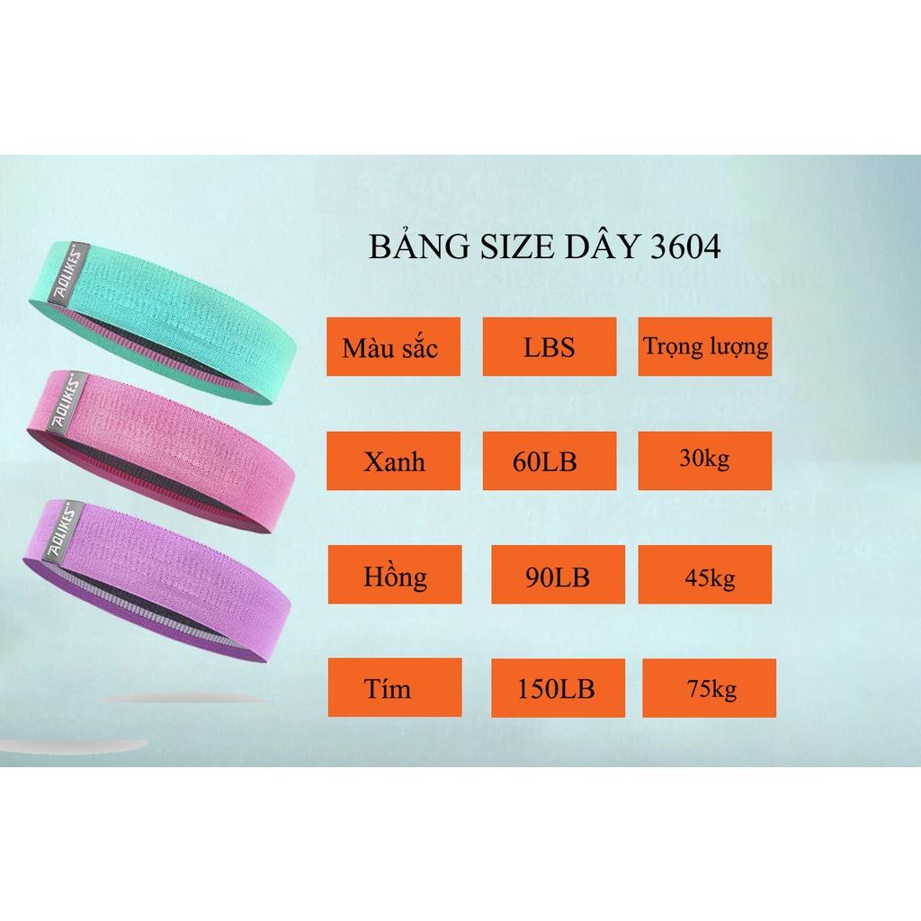 Dây Mini Band, Dây Đàn Hồi Kháng Lực Tập Chân Mông Gym Tại Nhà Miniband Aolikes AL3604