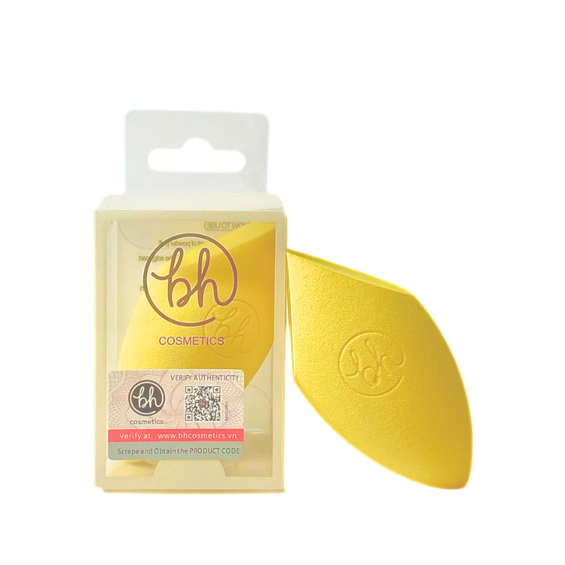 Mút Tán Nền Che Khuyết Điểm BH Cosmetics Miracle Concealer Sponge (Vàng)