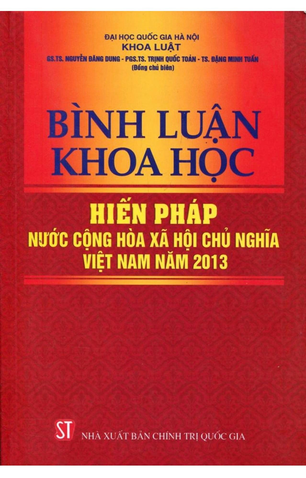 Bình Luận Khoa Học Hiến Pháp Nước Cộng Hòa Xã Hội Chủ Nghĩa Việt Nam