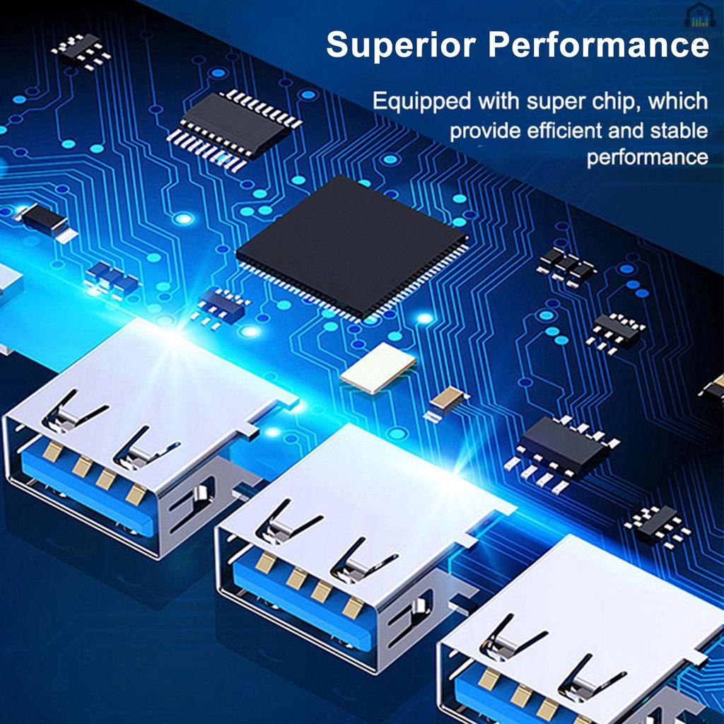Hub chia 4 cổng USB 3.0/2.0 cho điện thoại máy tính