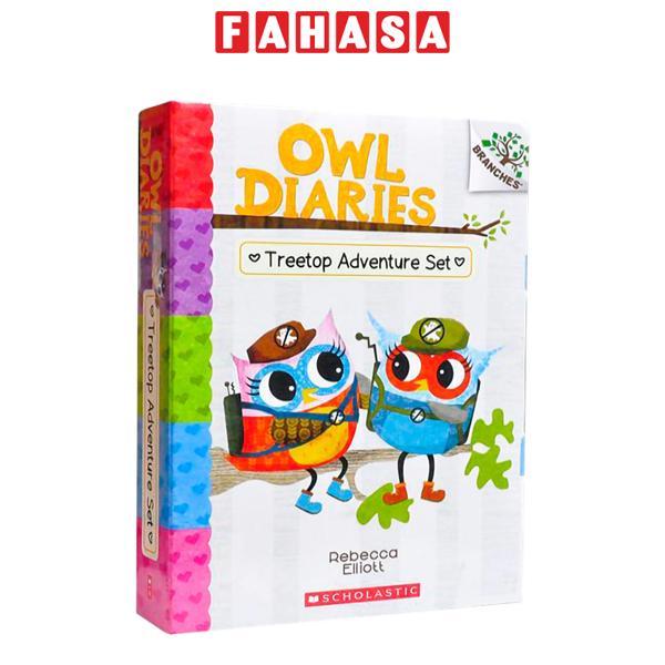 Sách ngoại văn: Owl Diaries Treetop Adventure Set (With Storyplus)