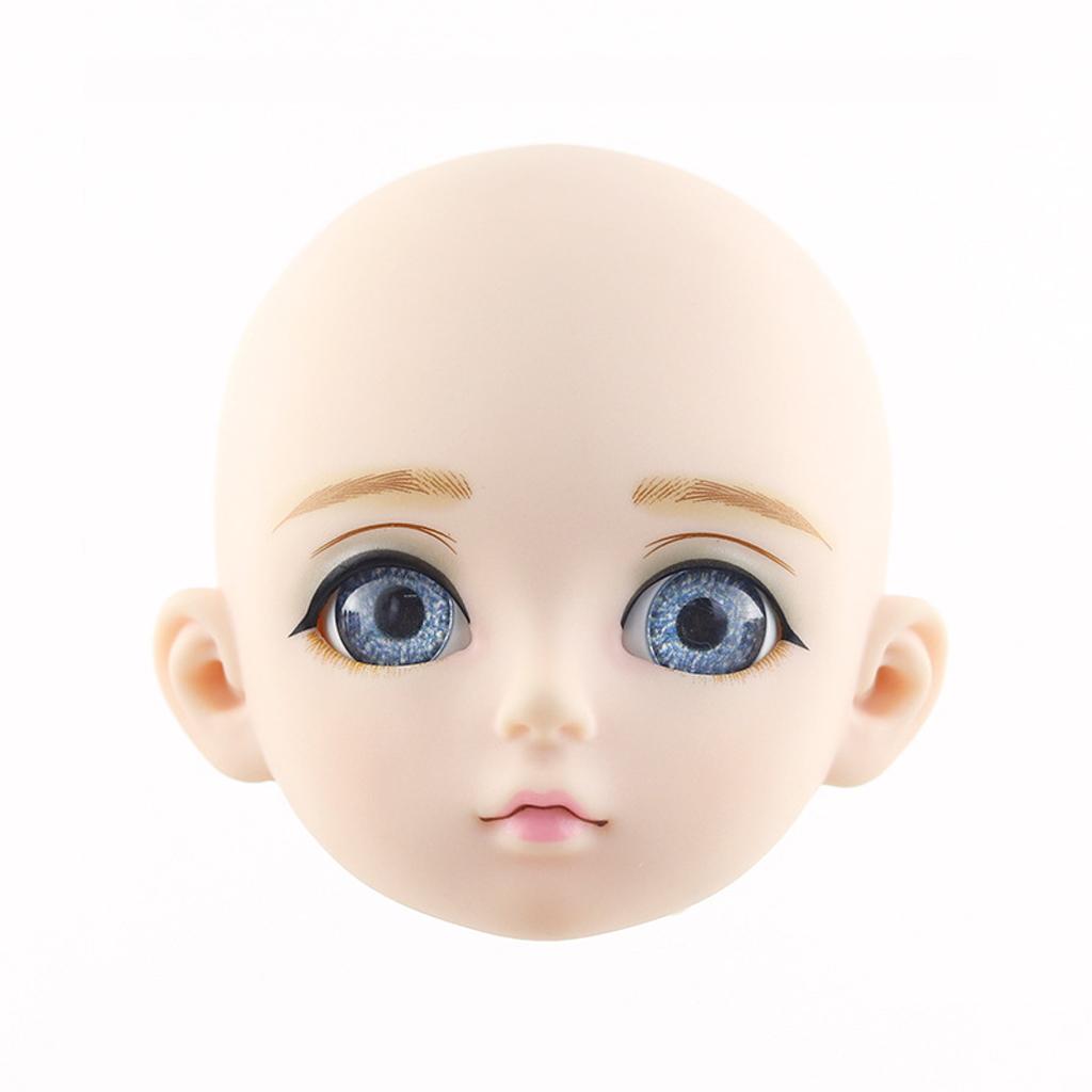 60cm 21 Joints Nude Body With Head For 1/3 BJD Doll Accessory Normal Skin