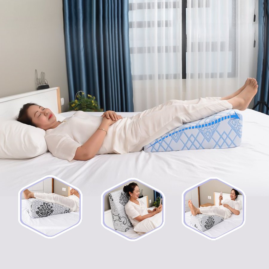 GỐI KÊ CHÂN CHUYÊN DỤNG HANAKO CHIỀU CAO 22CM - HÀNG THƯƠNG HIỆU